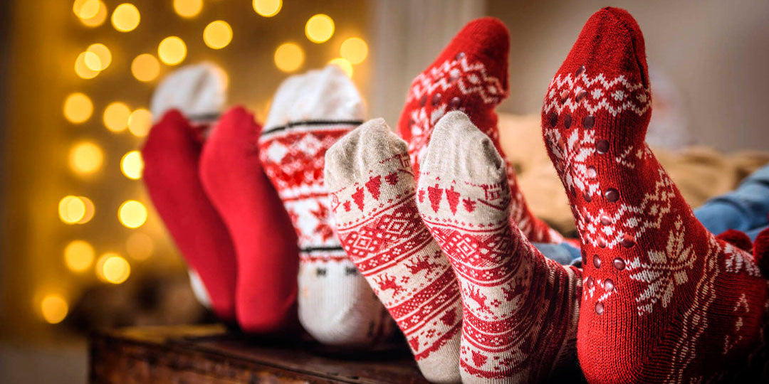 Chaussettes de Noël antidérapantes