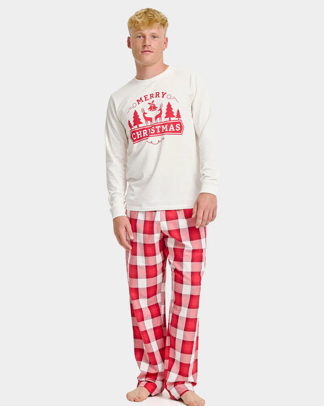 Pyjama de Noël Unisexe Homme Joyeux Noël
