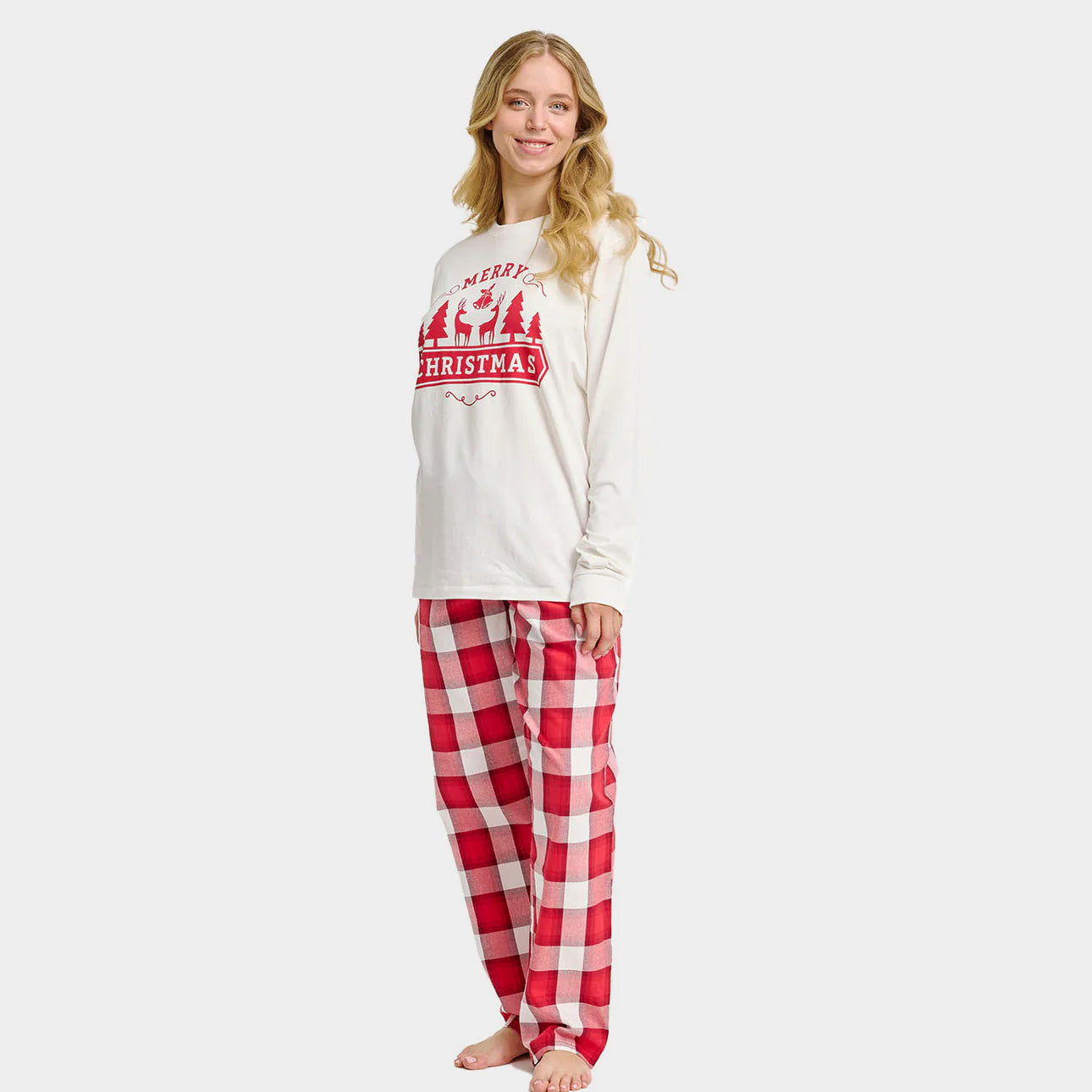 Pyjama de Noël Unisexe Femme Joyeux Noël