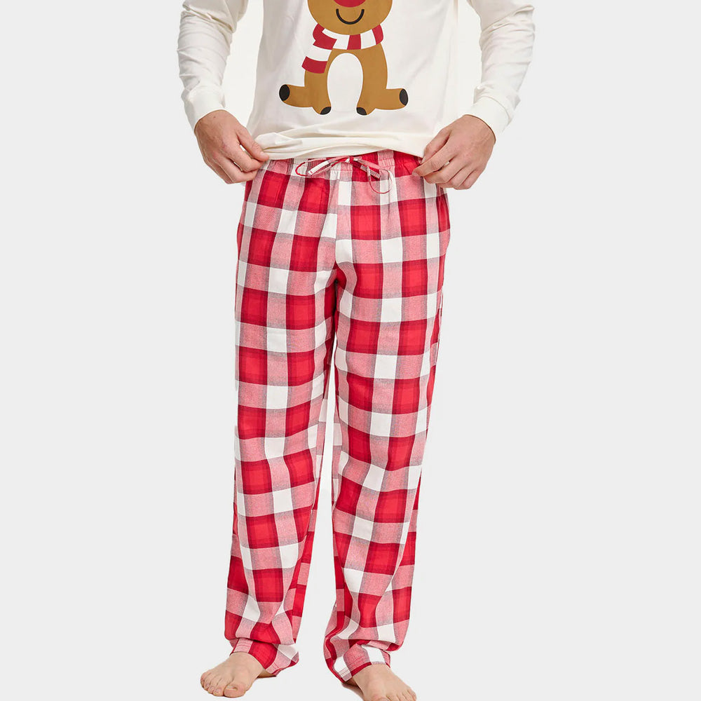 Pyjama de Noël Unisexe Renne Mignon