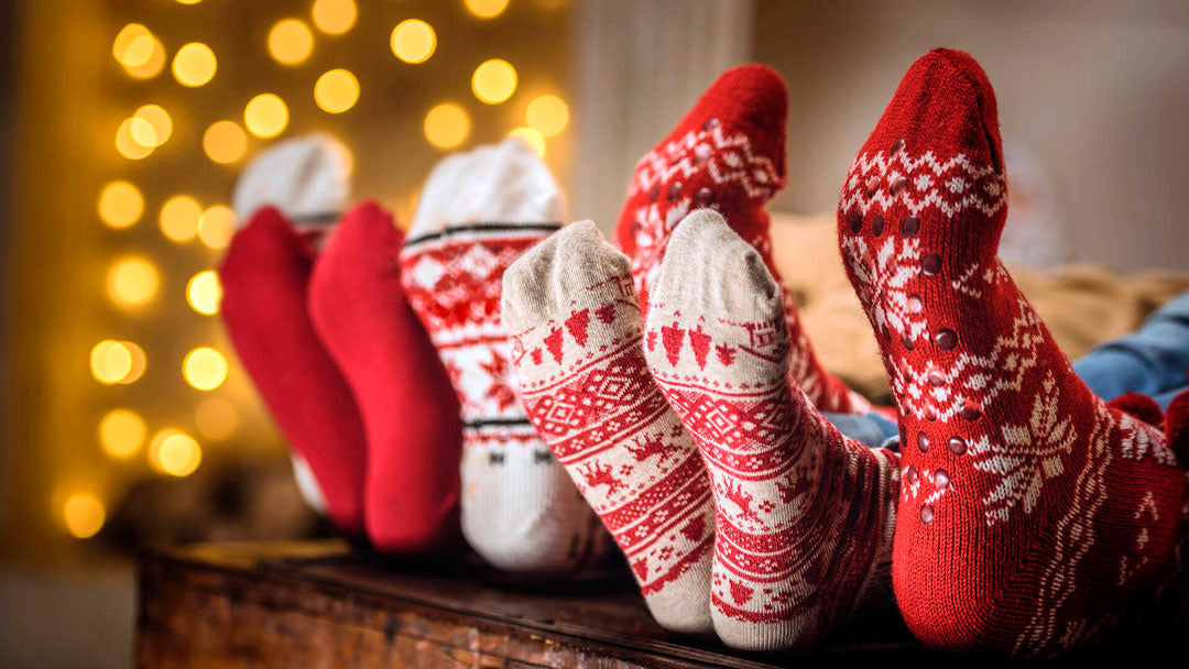 Chaussettes de Noël antidérapantes