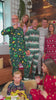Pyjama de Noël Familial rouge, vert et blanc