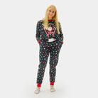 Pyjama de Noël Femme Père Noël Skieur
